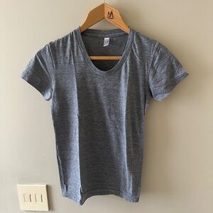 American Apparel The Track Shirt Short Sleeve T-Shirt - Gray